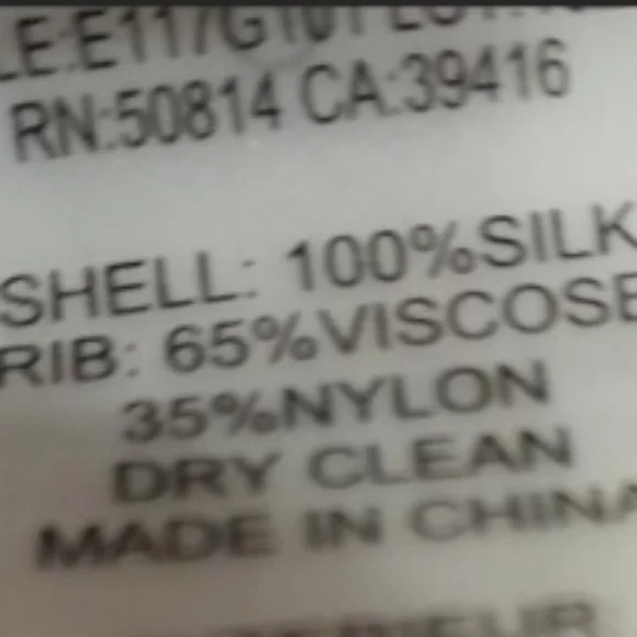 Elie Tahari 100% Silk Champagne Bomber with Round the Neck Zip Detail - Picture 8 of 8